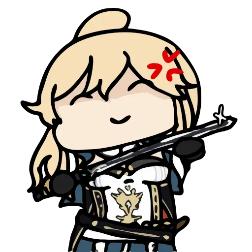 🗡 Эмодзи «Genshin Impact chibi» для Telegram