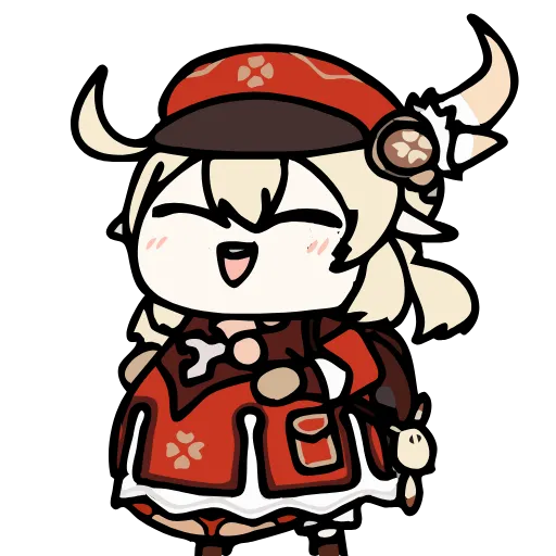 😄 Эмодзи «Genshin Impact chibi» для Telegram