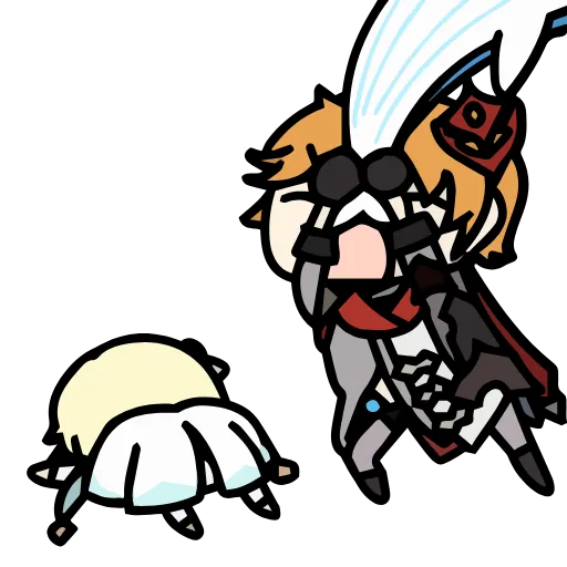 🐳 Эмодзи «Genshin Impact chibi» для Telegram