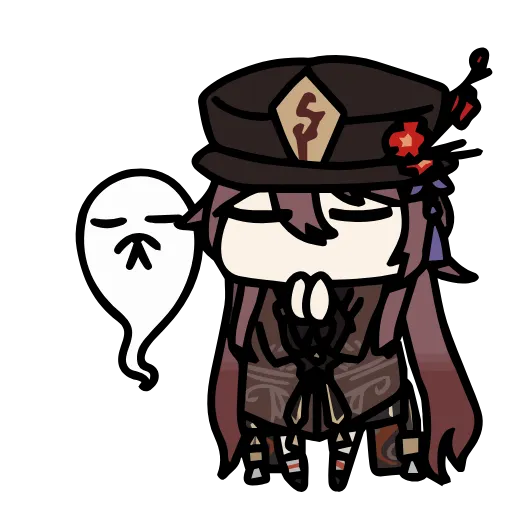🙏 Эмодзи «Genshin Impact chibi» для Telegram