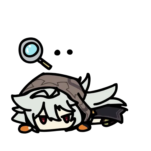 🔍 Эмодзи «Genshin Impact chibi» для Telegram