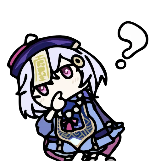❓ Эмодзи «Genshin Impact chibi» для Telegram