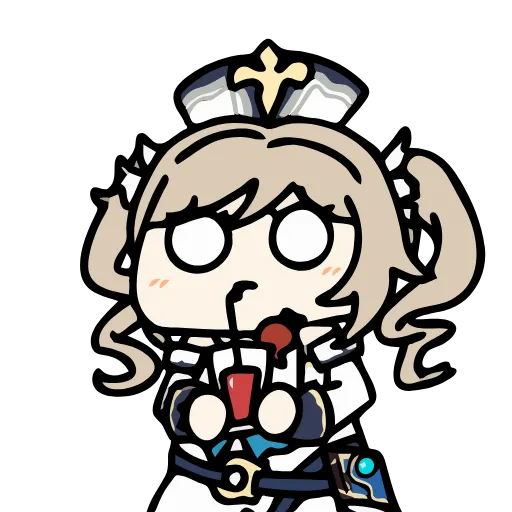🥤 Эмодзи «Genshin Impact chibi» для Telegram