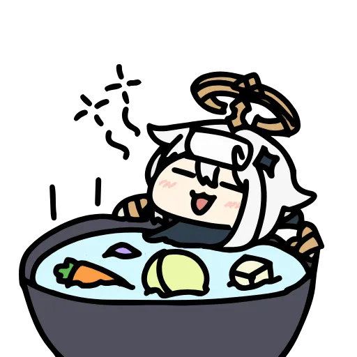 😇 Эмодзи «Genshin Impact chibi» для Telegram