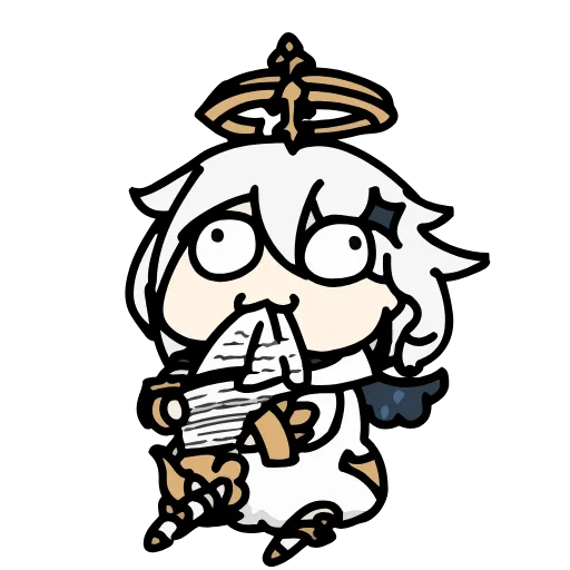 Эмодзи Genshin Impact chibi для Telegram — скачать