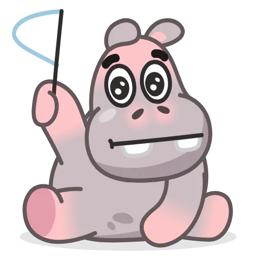 🥺 Эмодзи «Hopper Hippo» для Telegram