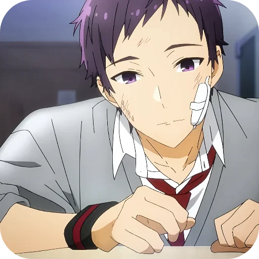 😔 Стикер «Horimiya» для Telegram