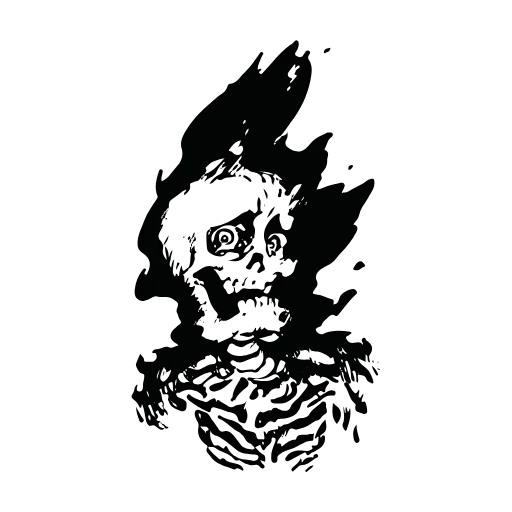 🔥 Эмодзи «horror» для Telegram