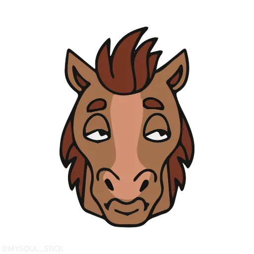 😒 Стикер «Horses» для Telegram