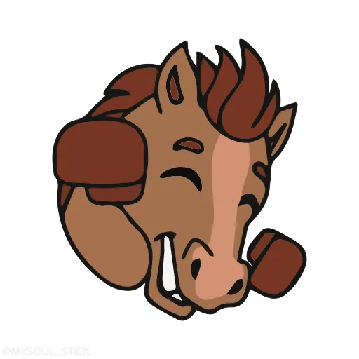 🤣 Стикер «Horses» для Telegram