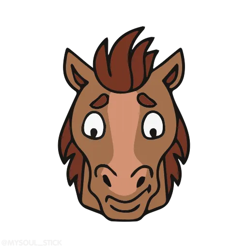 😞 Стикер «Horses» для Telegram
