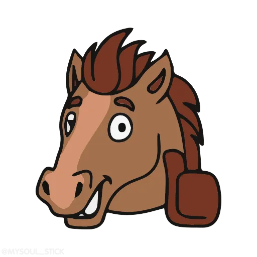 👍 Стикер «Horses» для Telegram