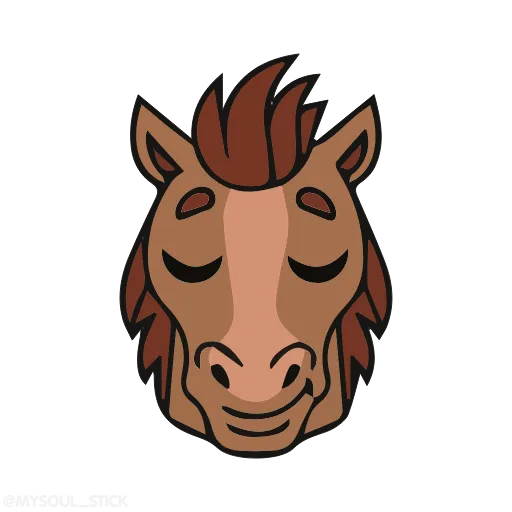 Стикерпак Horses для Telegram — скачать