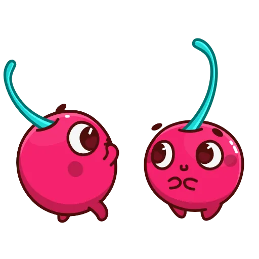 😘 Стикер «Hot Cherry Emoji» для Telegram