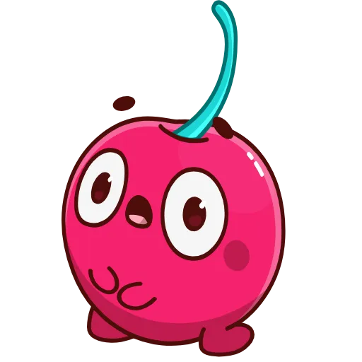 😨 Стикер «Hot Cherry Emoji» для Telegram