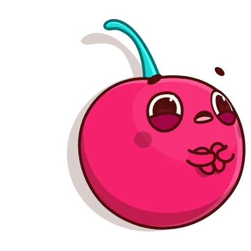 😧 Стикер «Hot Cherry Emoji» для Telegram