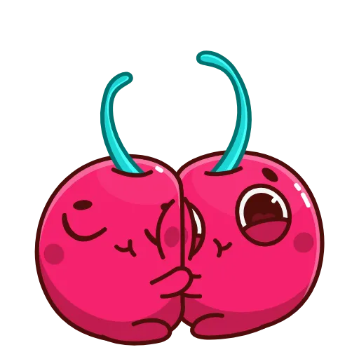 🤗 Стикер «Hot Cherry Emoji» для Telegram