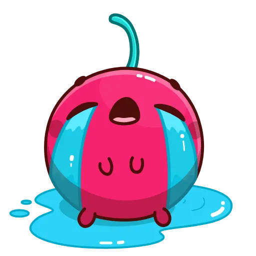 😭 Стикер «Hot Cherry Emoji» для Telegram