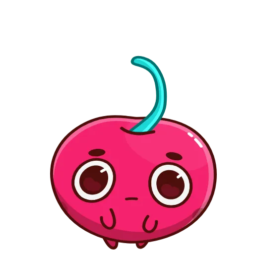 ❓ Стикер «Hot Cherry Emoji» для Telegram