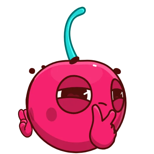 🤔 Стикер «Hot Cherry Emoji» для Telegram
