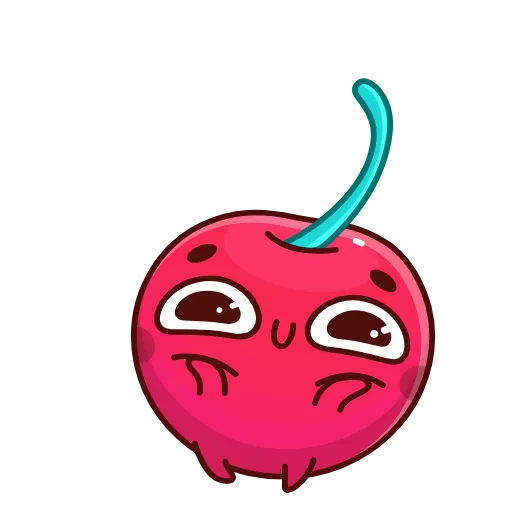 ☺️ Стикер «Hot Cherry Emoji» для Telegram