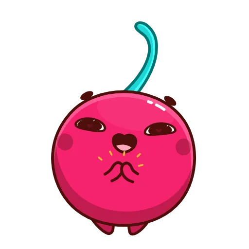 👏 Стикер «Hot Cherry Emoji» для Telegram
