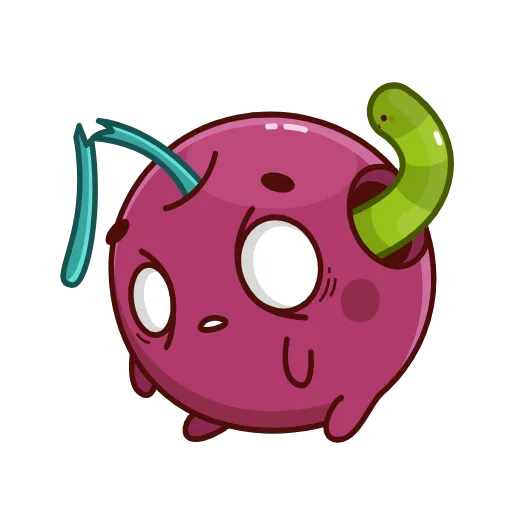 😵 Стикер «Hot Cherry Emoji» для Telegram