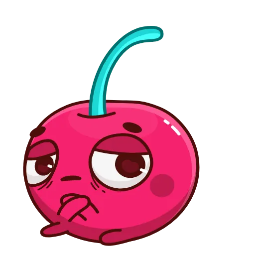 🙄 Стикер «Hot Cherry Emoji» для Telegram