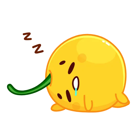 😴 Эмодзи «Hot Lemon» для Telegram