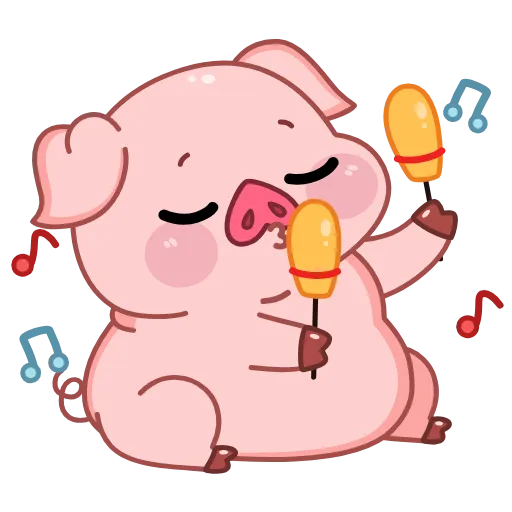 🎵 Эмодзи «❤ Анимированный набор эмоджи с Хрюней» для Telegram