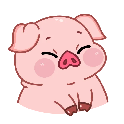 😌 Эмодзи «❤ Анимированный набор эмоджи с Хрюней» для Telegram