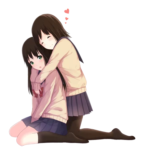 ❤ Стикер «Hugs 2» для Telegram