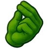 🤌 Эмодзи «🫶 Набор эмоджи с эмоциями Халка» для Telegram