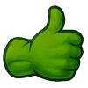 👍 Эмодзи «🫶 Набор эмоджи с эмоциями Халка» для Telegram