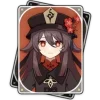💿 Эмодзи «Ху Тао - Genshin» для Telegram