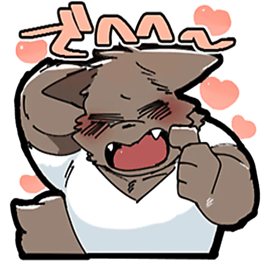 😚 Стикер «Hyaku» для Telegram
