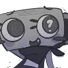 🦈 Эмодзи «Dandy's world - монохромные» для Telegram