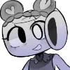 🦈 Эмодзи «Dandy's world - монохромные» для Telegram