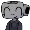 🦈 Эмодзи «Dandy's world - монохромные» для Telegram