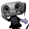 🦈 Эмодзи «Dandy's world - монохромные» для Telegram