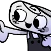 🦈 Эмодзи «Dandy's world - монохромные» для Telegram