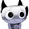 Стикерпак Dandy's world - монохромные для Telegram