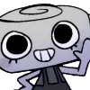 🦈 Эмодзи «Dandy's world - монохромные» для Telegram