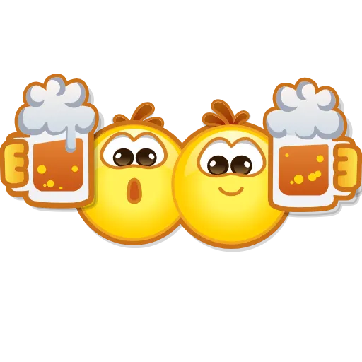 🍻 Эмодзи «ICQ Колобки» для Telegram