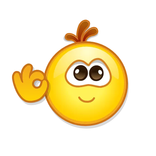 👌 Эмодзи «ICQ Колобки» для Telegram