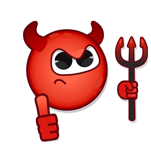 😈 Эмодзи «ICQ Колобки» для Telegram