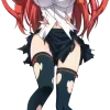 🥵 Эмодзи «2D-тян #anime #girl» для Telegram