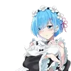 🥰 Эмодзи «2D-тян #anime #girl» для Telegram
