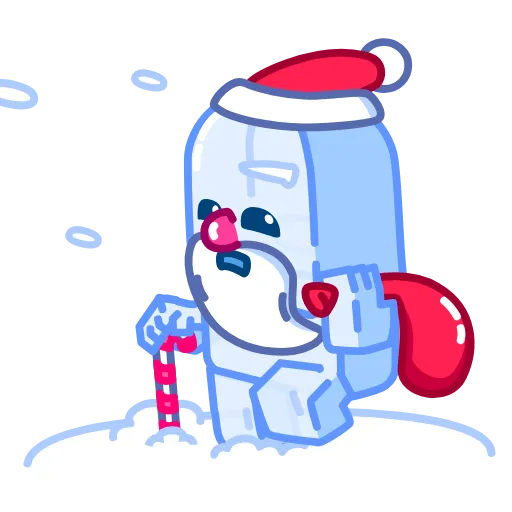 🧑‍🎄 Эмодзи «Ice Man» для Telegram
