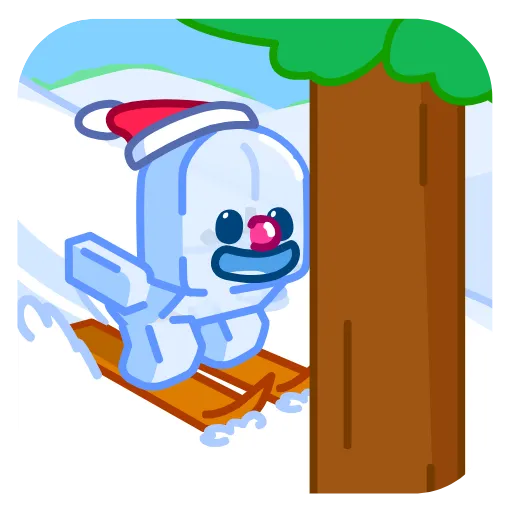 🏂 Эмодзи «Ice Man» для Telegram
